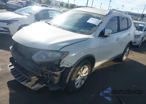 2016 Nissan Rogue Sv из США, поврежденный, VIN 5N1AT2MV7GC758807